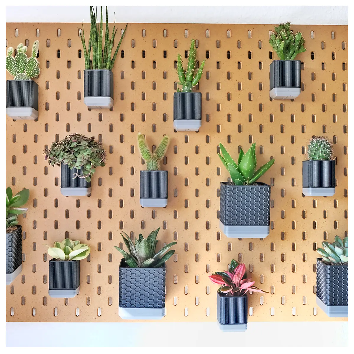 Wall Planters Vertical Garden Succulents Hanging Baskets Flower Shelves Indoor Decor SkadisBloom
