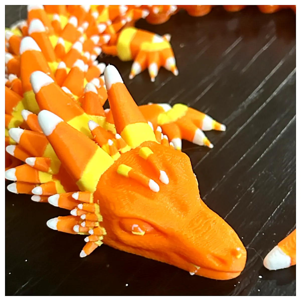 Candy Corn Dragon Halloween Decor Dragon Toy Festive Decoration Creative Gift Party Supplies Candy Corn Dragon