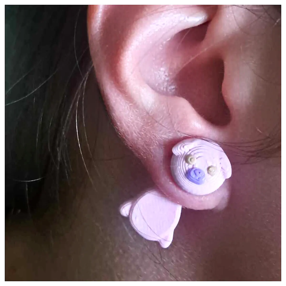 Pig Earrings Small Pig Studs Pig Ear Jewelry Pig Studs Animal Earrings Cute Pig Gifts