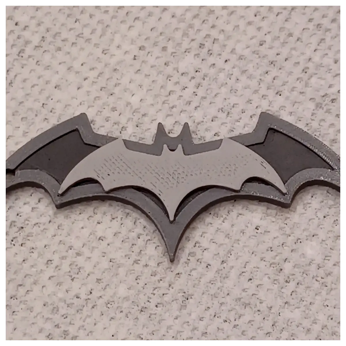 Batman Keychain Bat Theme Collectible Keyring Gift Accessory Batman Fan Merchandise