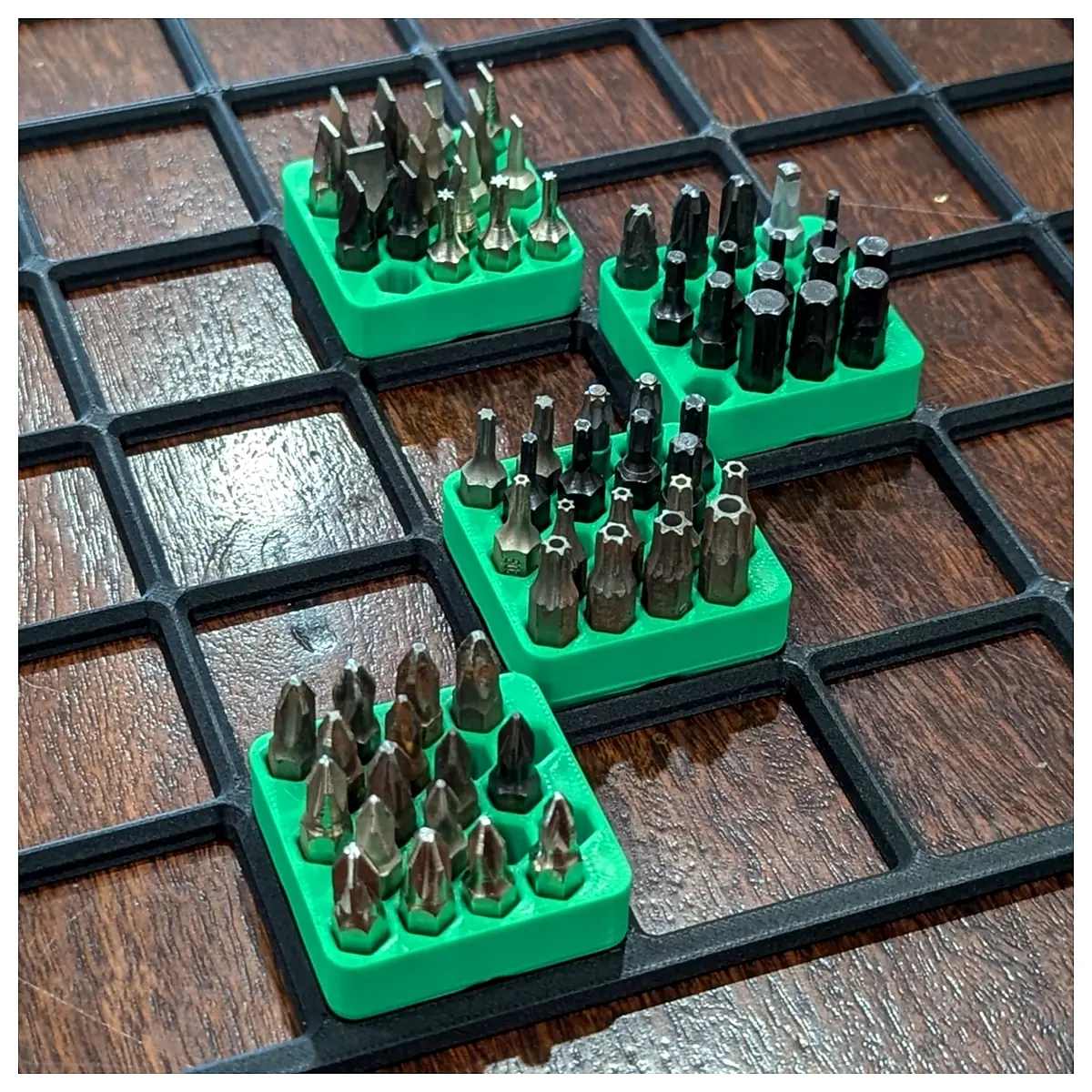 1x1 Hex Bit Holder Organizer Storage Tool Universal Parts Repair Storage Set Magnetic