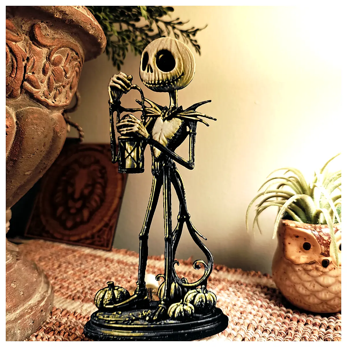 Jack Skellington Lantern Halloween Decoration Ghost Spooky Prop Halloween Toy Festive Gift