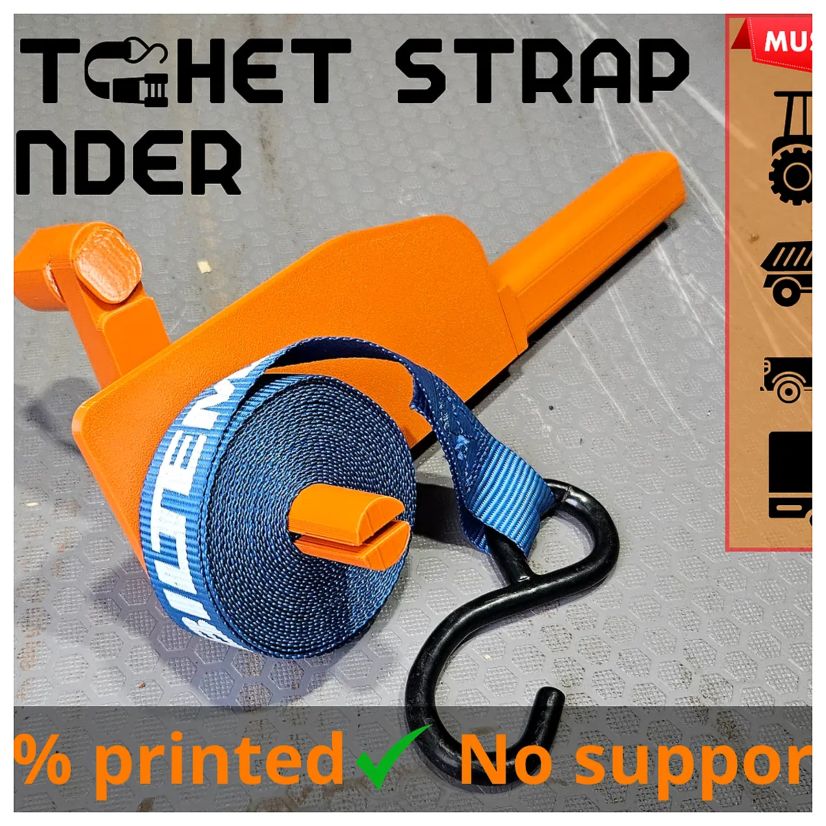 Ratchet Strap Winder Tool Parts Torque Adjuster Spreader 10 100 Universal Repair