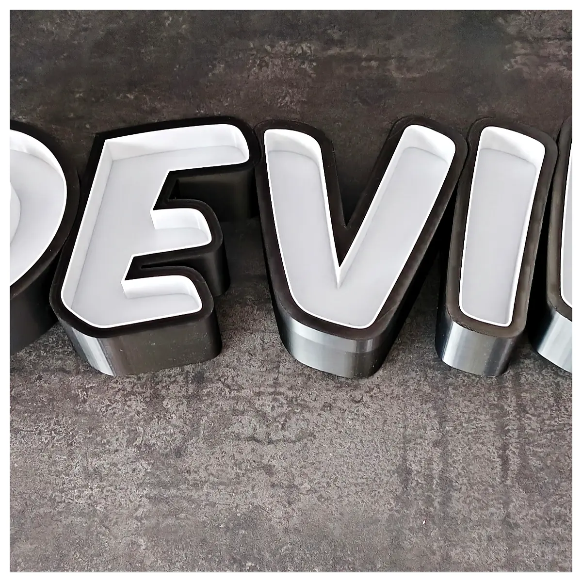 Illuminated Letters Devil Decorative Lighting Fixtures Home Decor Replacement Bulbs Accent Lighting