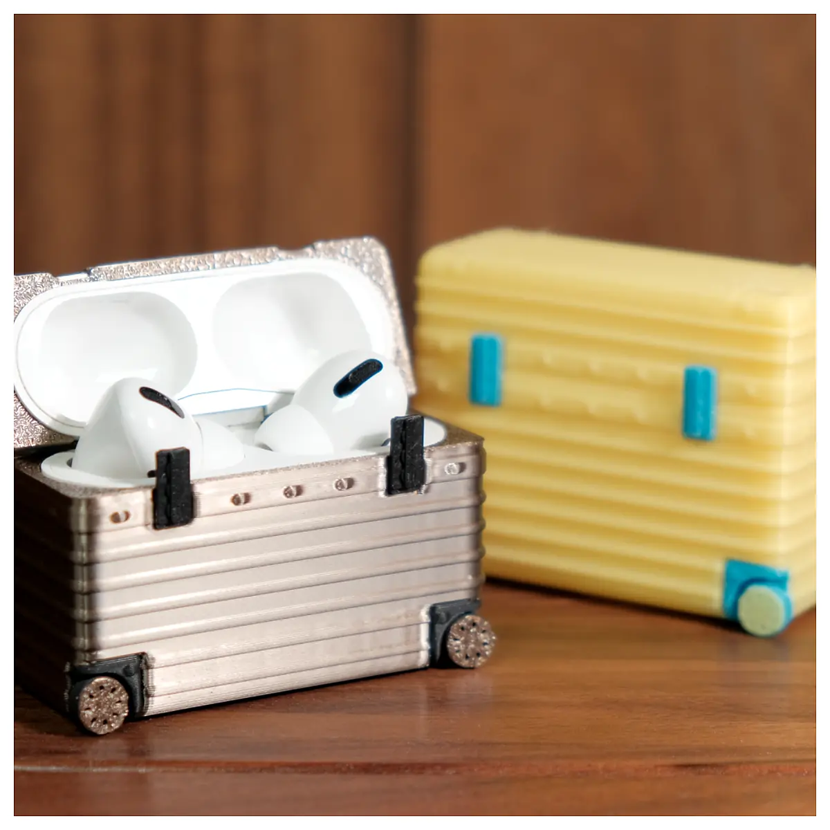 AirPods Pro Case Suitcase Protective Cover Case Compatible Wireless Earbuds Phone Case Accessories