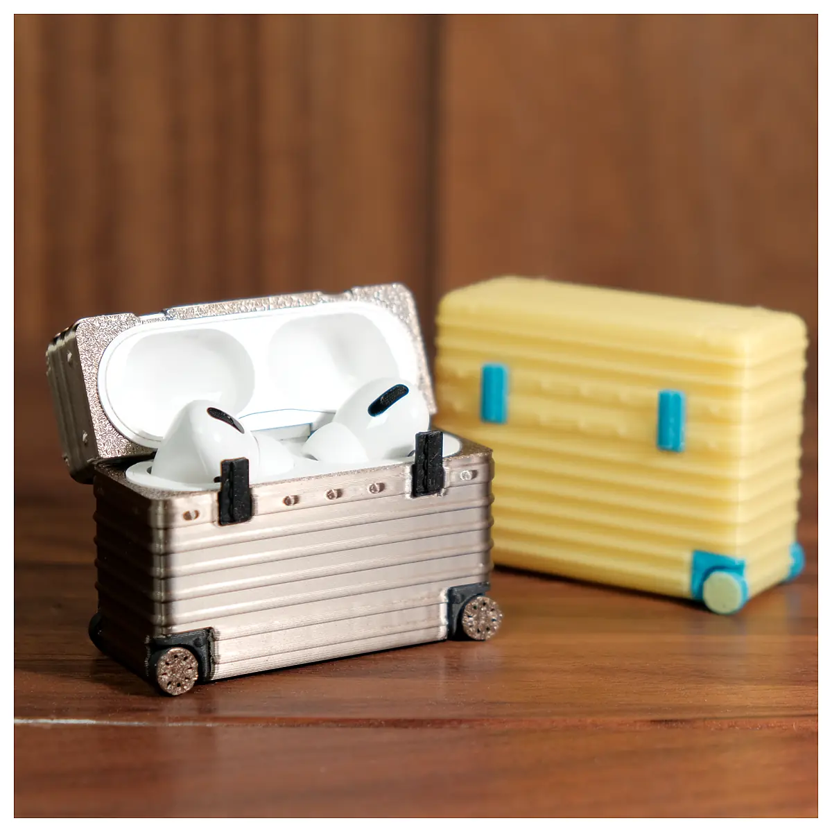 AirPods Pro Case Suitcase Protective Cover Case Compatible Wireless Earbuds Phone Case Accessories