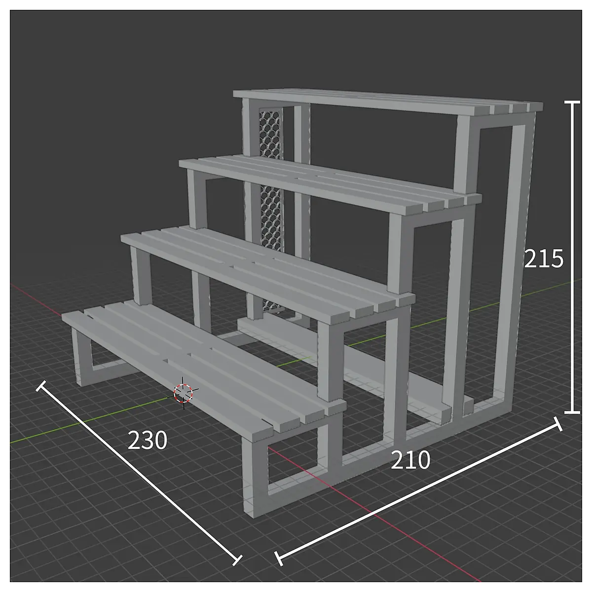4 Tier Display Shelf Figurine Stand Model Display Case Collection Shelf Storage Decor