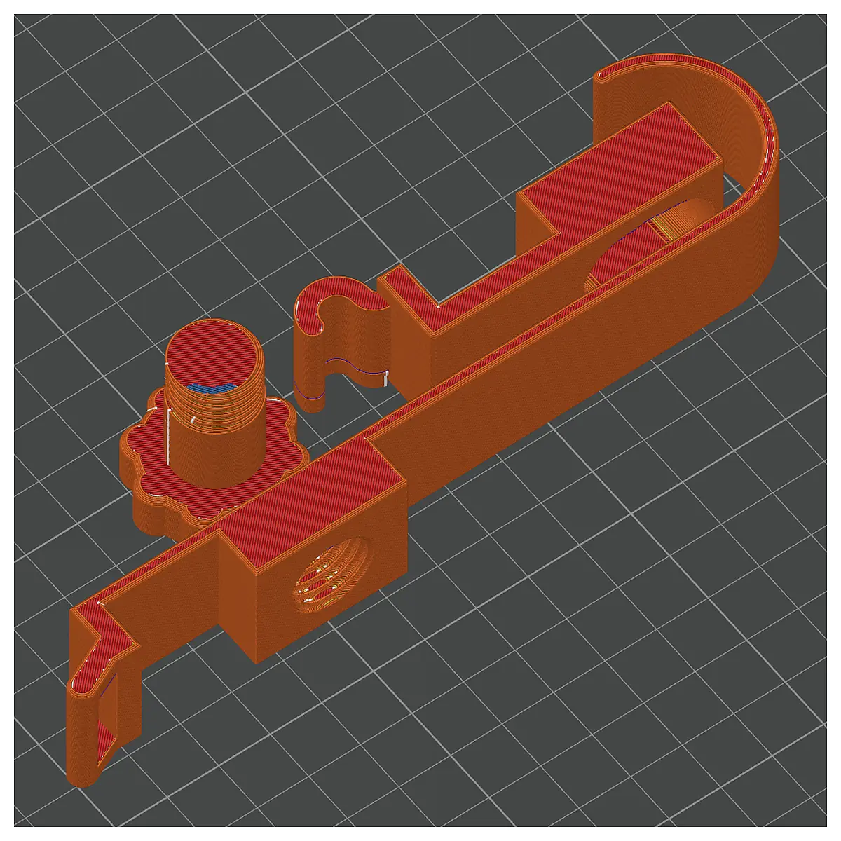 Parametric Tent Clamp Stabilize Support Fixture Bracket Parts Repair