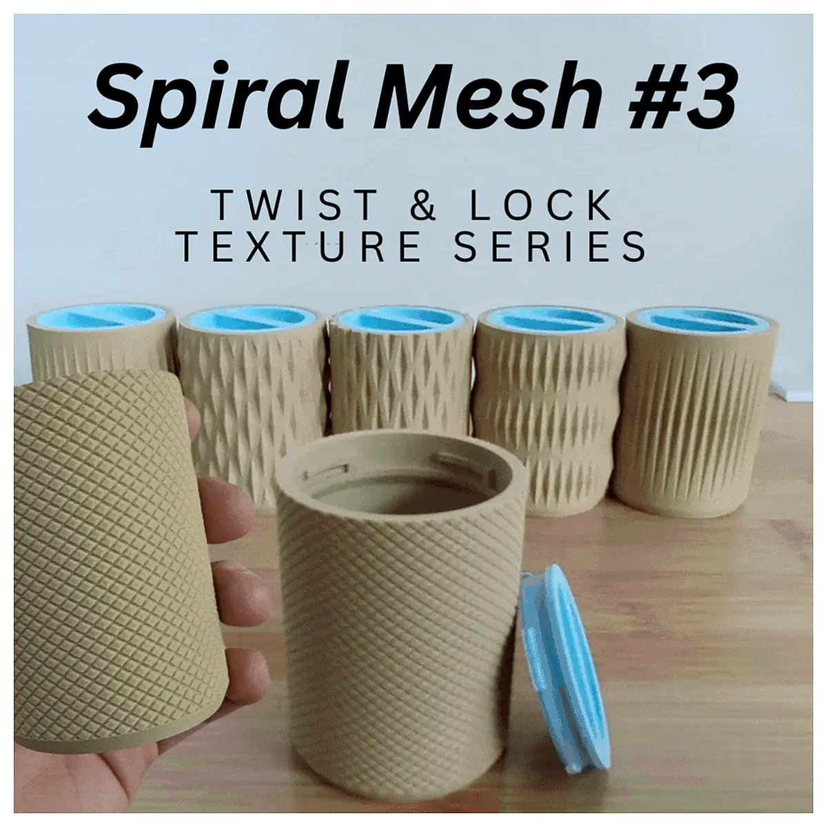 Spiral Mesh 3 Twist Lock Series Mesh Panels Panels Repair Parts Fittings Accessories