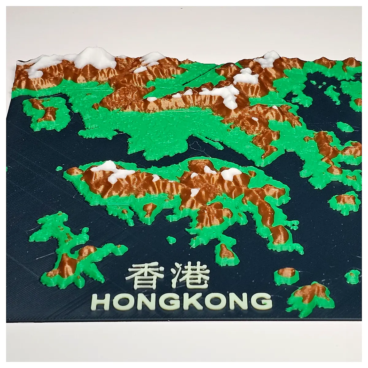 Hong Kong Topographic Map Map Paper Navigation Chart Hiking Map City Planning Detailed Map Travel Guide