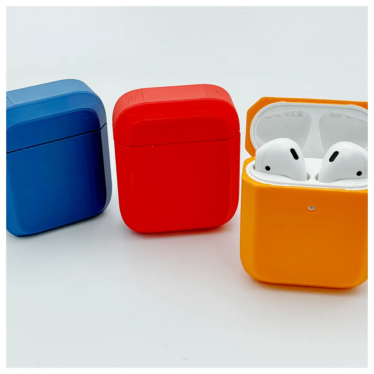 AirPods 12 Case Flat Edge Protection Drop Resistant Dustproof Durable Phone Case Universal Compatibility AirPods Case