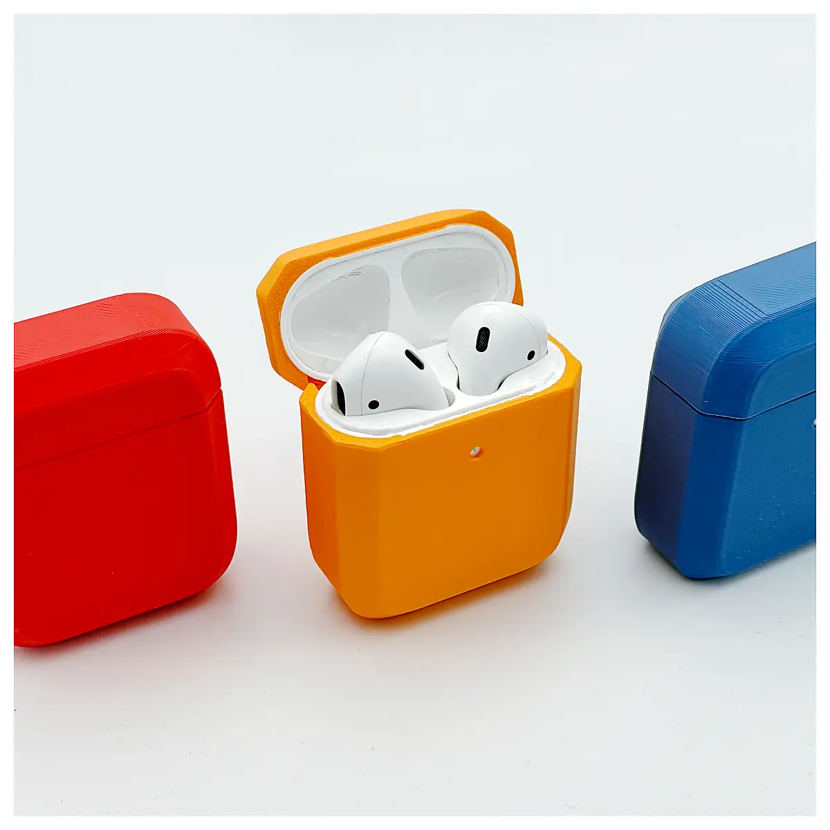 AirPods 12 Case Flat Edge Protection Drop Resistant Dustproof Durable Phone Case Universal Compatibility AirPods Case