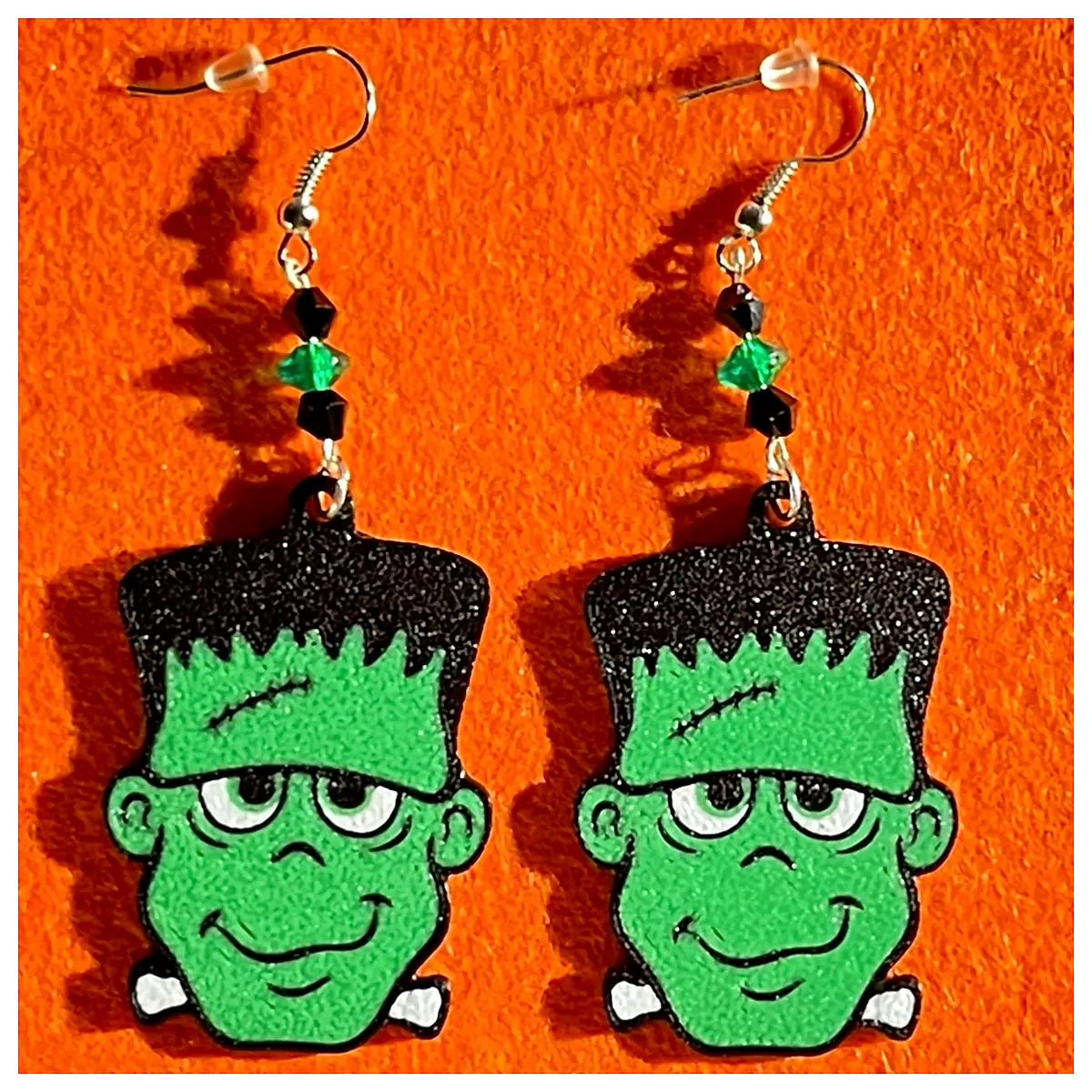 Frankenstein Earrings Gothic Jewelry Horror Themed Earrings Gift Accessory Parts Decoration