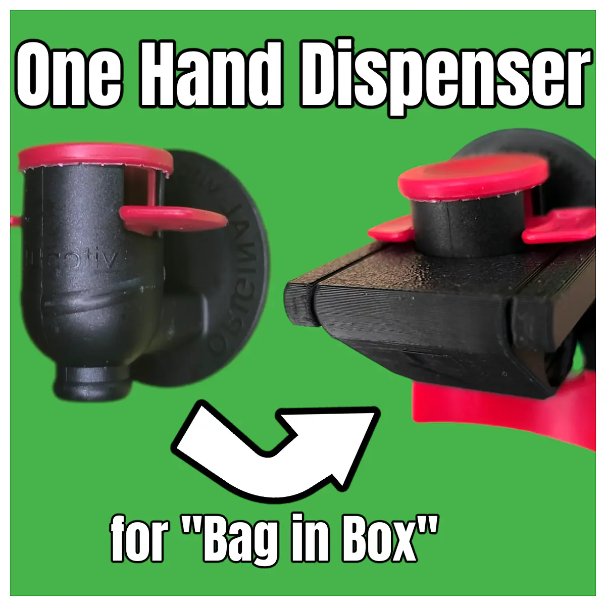 Bag in Box Dispenser Single Handed Easy Open Automatic Pourer Wine Dispenser Quick Open Box Dispenser