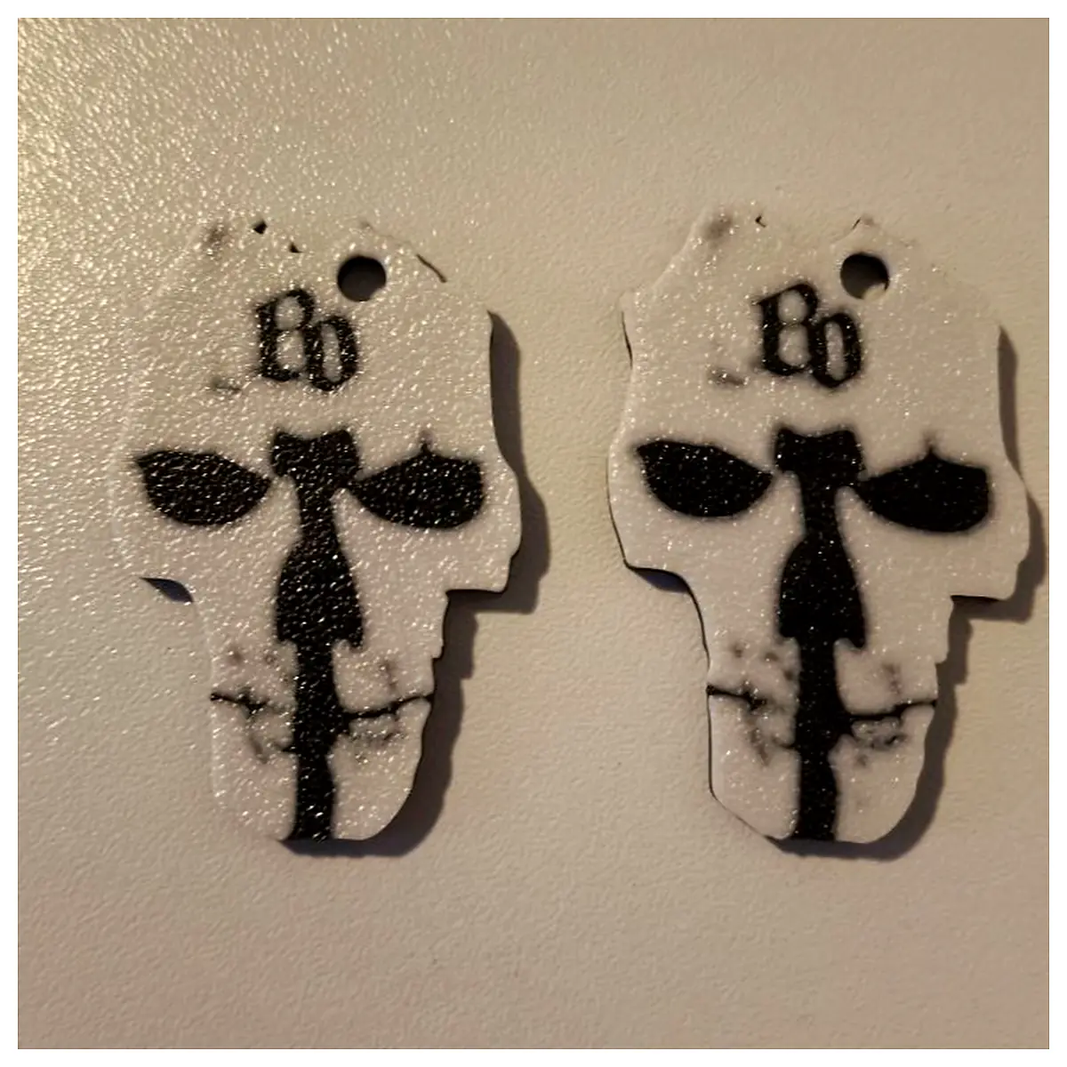 Skull Keychain Horror Decor Bone Keyring Dark Skull Gift Spooky Accessory Skull Keychains Horror Keychains