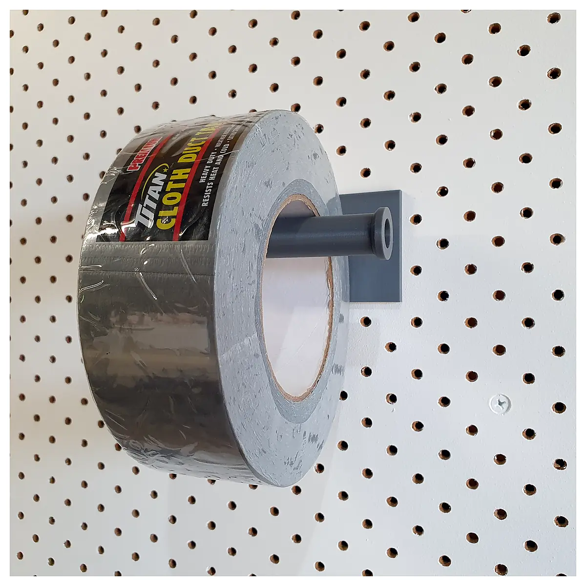 Pegboard Tape Holder Screwed Mount Wall Hooks Fastener Screw Rack Wall Mounting Hardware Organizer