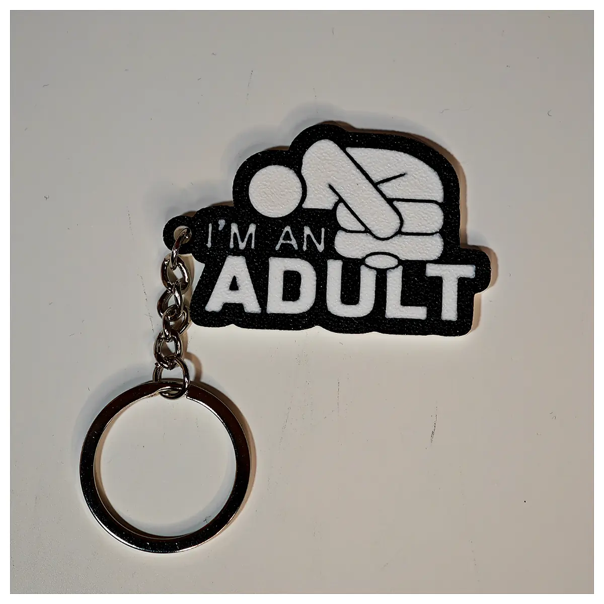 Adult Keychain Funny Gift Memorial Present Anniversary Gift Decoration Keychains Gift Ideas