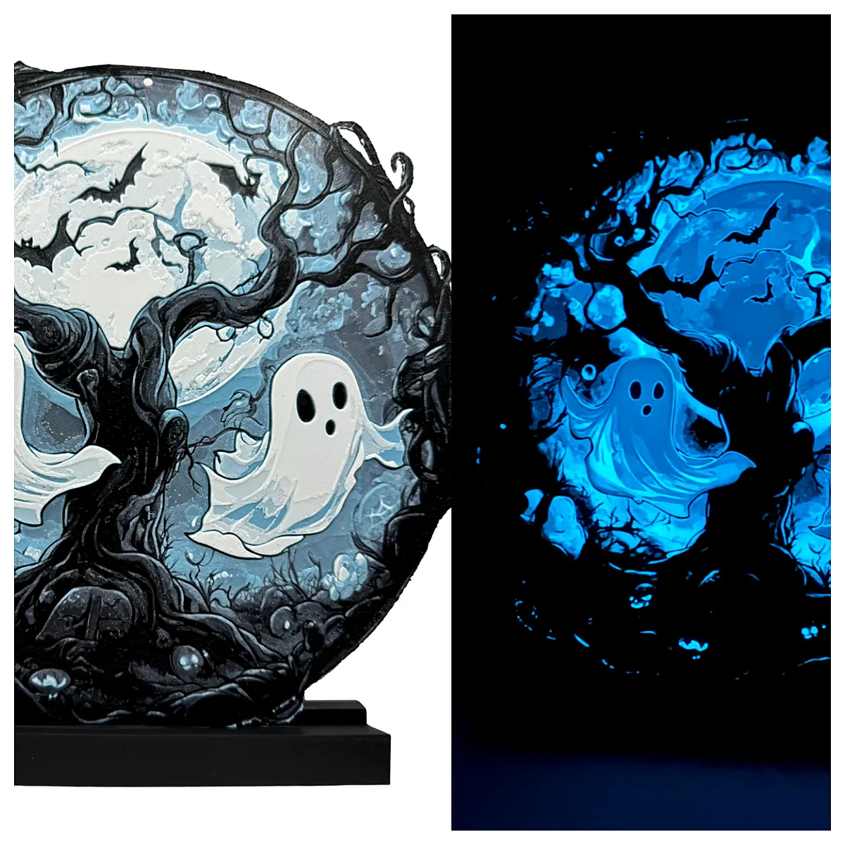 Glow in the Dark Ghosts Novelty Toys Glowing Ghost Figures Party Decorations Halloween Gifts