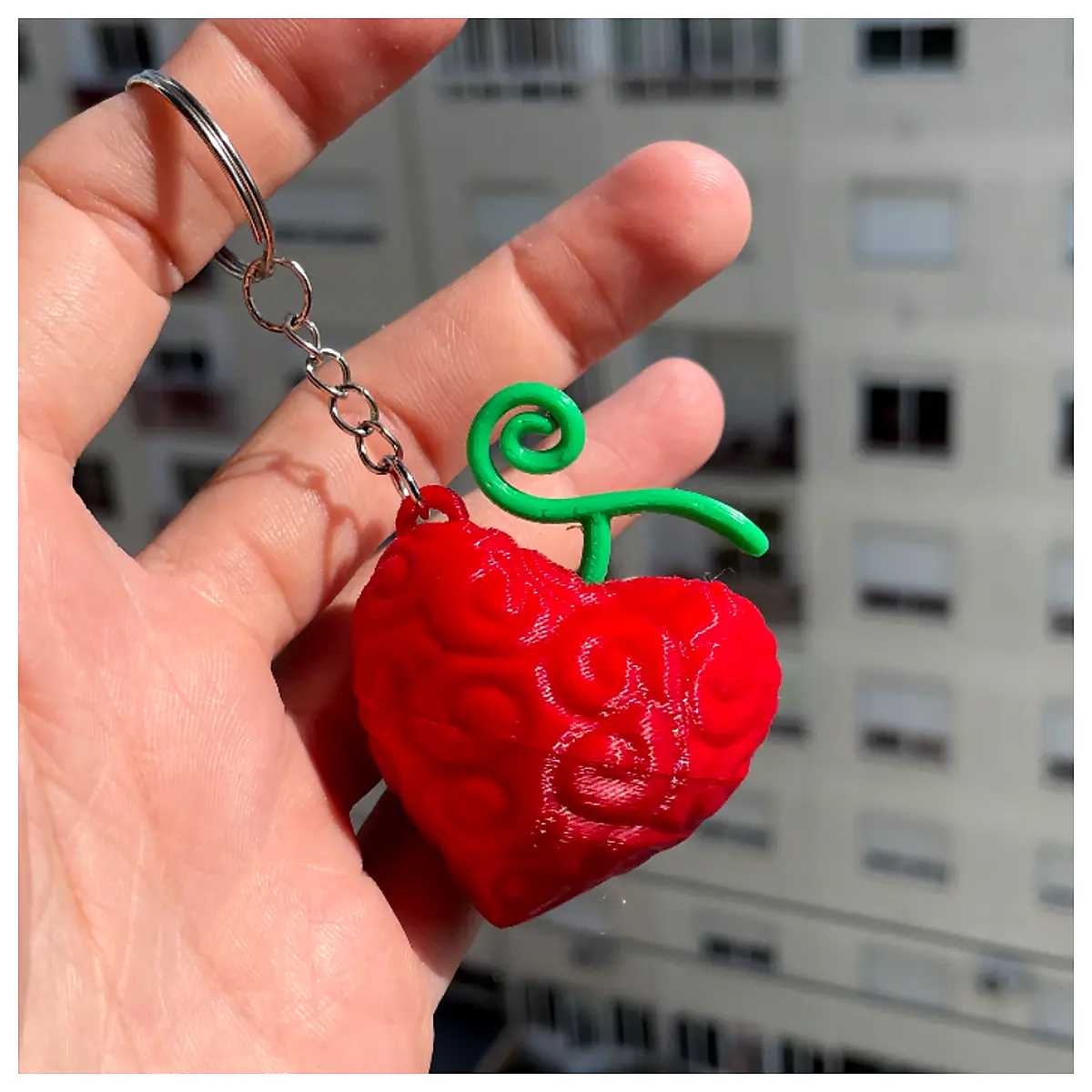 One Piece No Mi Keychain Anime Collectible Figure Toy Merchandise Manga Fan Gift