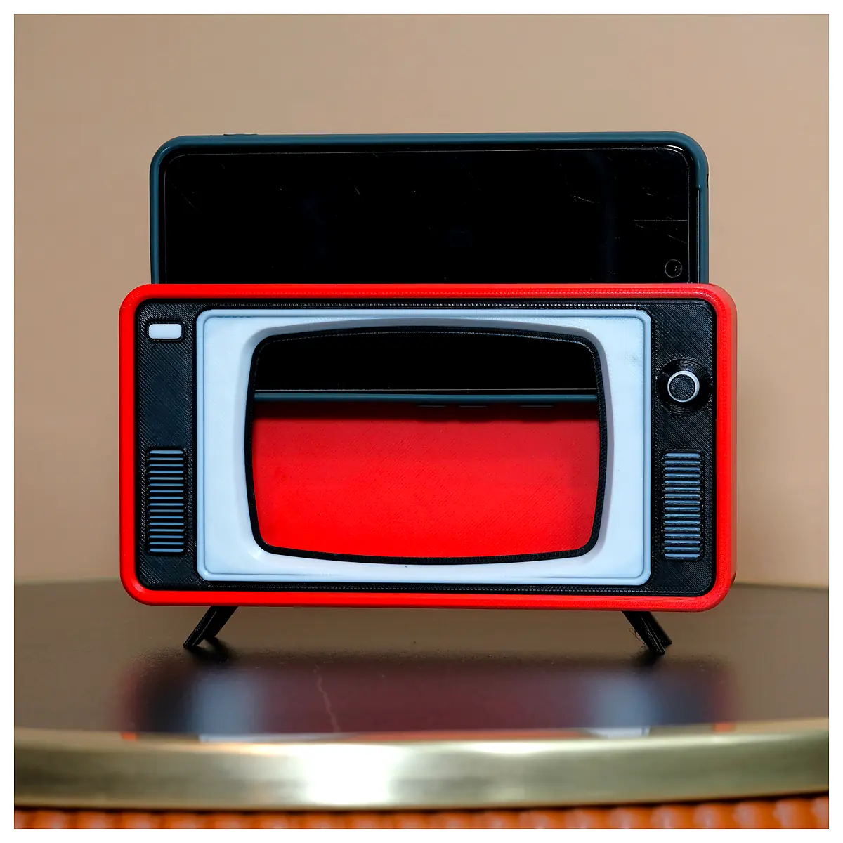 Retro TV Smartphone Stand Mobile Holder Desk Stand Phone Accessories Repair Parts