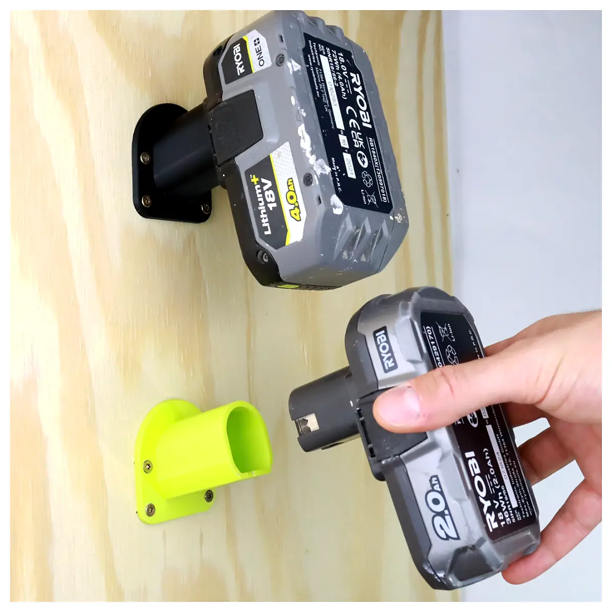 RYOBI 18V Battery Holder Adapter Charger Repair Parts Compatible Battery Case Replacement