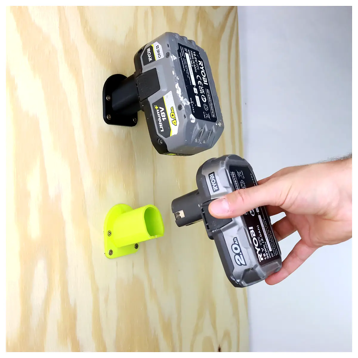 RYOBI 18V Battery Holder Adapter Charger Repair Parts Compatible Battery Case Replacement