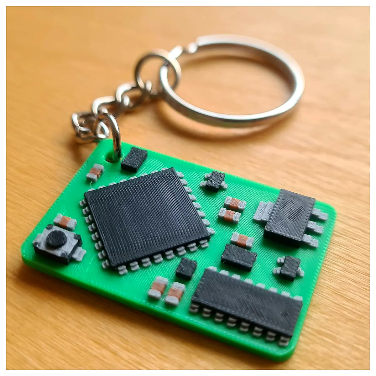 PCB Key Chain Universal Repair Parts Electronic Components Keyring Accessory Electronic Device Parts