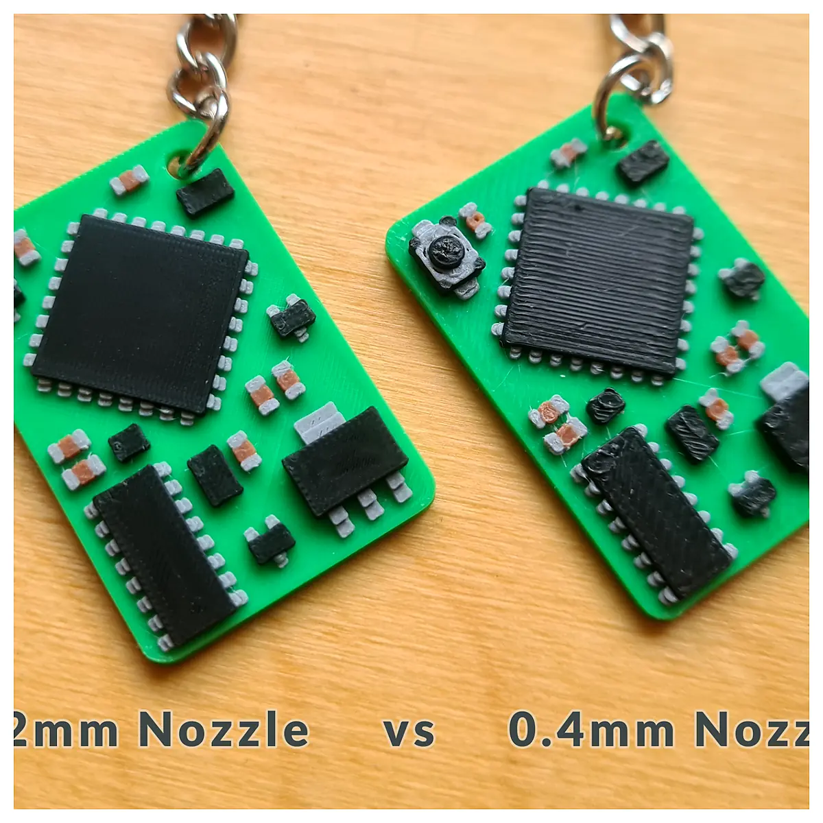 PCB Key Chain Universal Repair Parts Electronic Components Keyring Accessory Electronic Device Parts