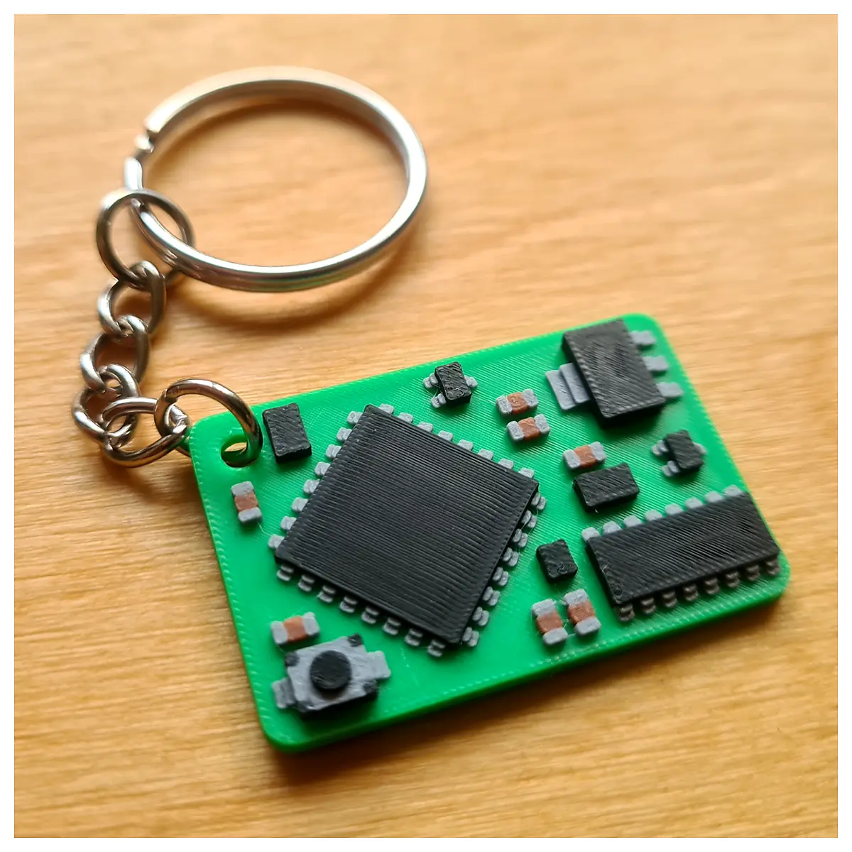 PCB Key Chain Universal Repair Parts Electronic Components Keyring Accessory Electronic Device Parts