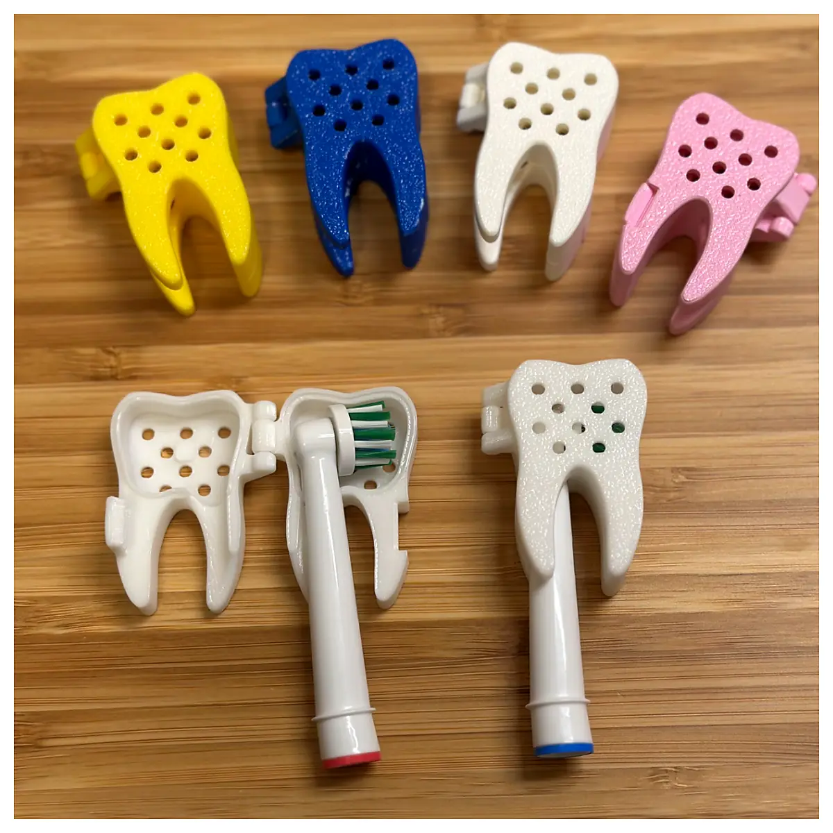 Oral B Brush Head Travel Case Holder Replacement Heads Teeth Cleaning Gum Care Universal