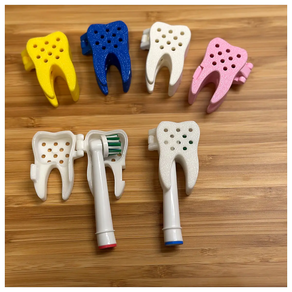 Oral B Brush Head Travel Case Holder Replacement Heads Teeth Cleaning Gum Care Universal