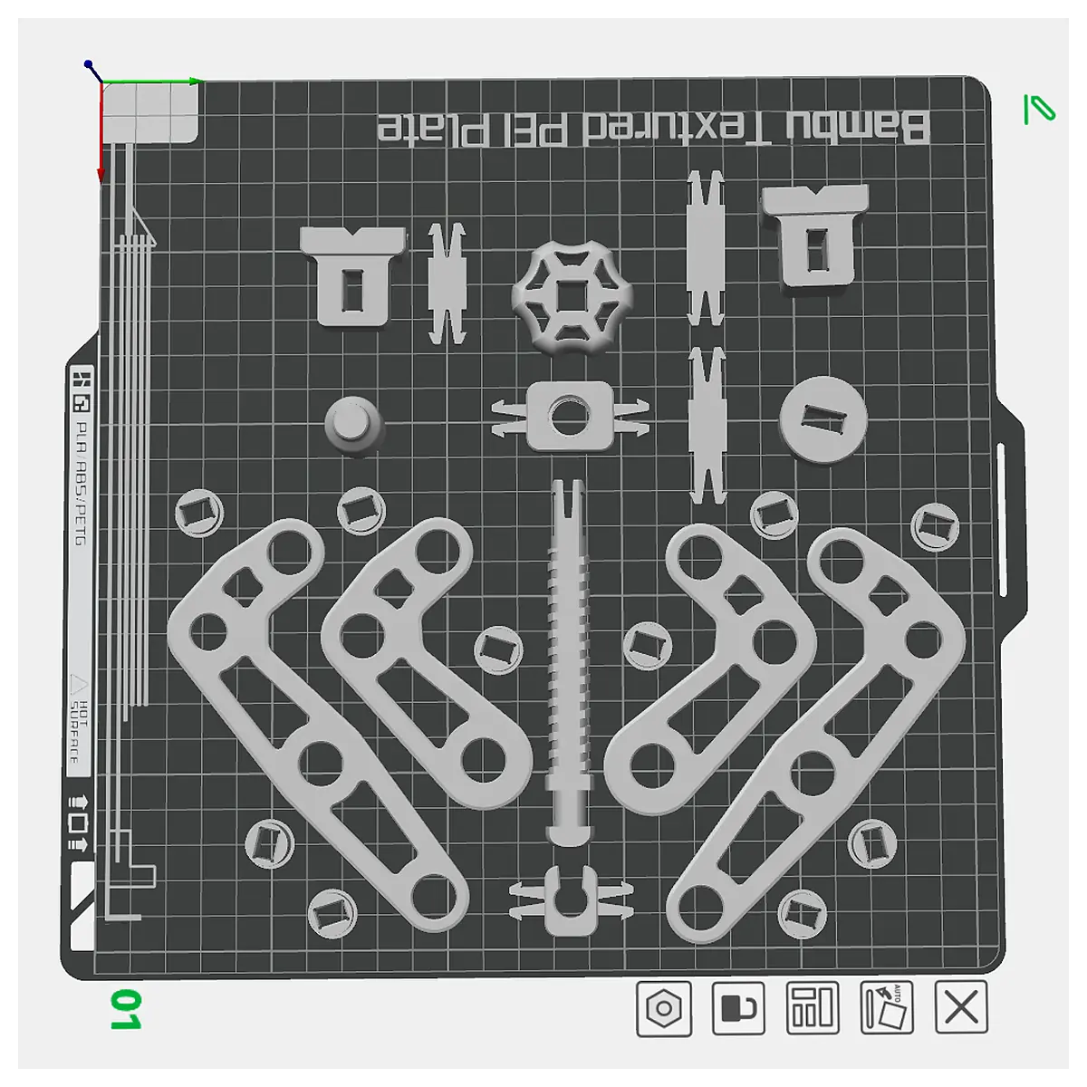 3D Printed Kant Twist Style Clamp Clamps Grips Mechanical Parts Fastening Tools Tightening