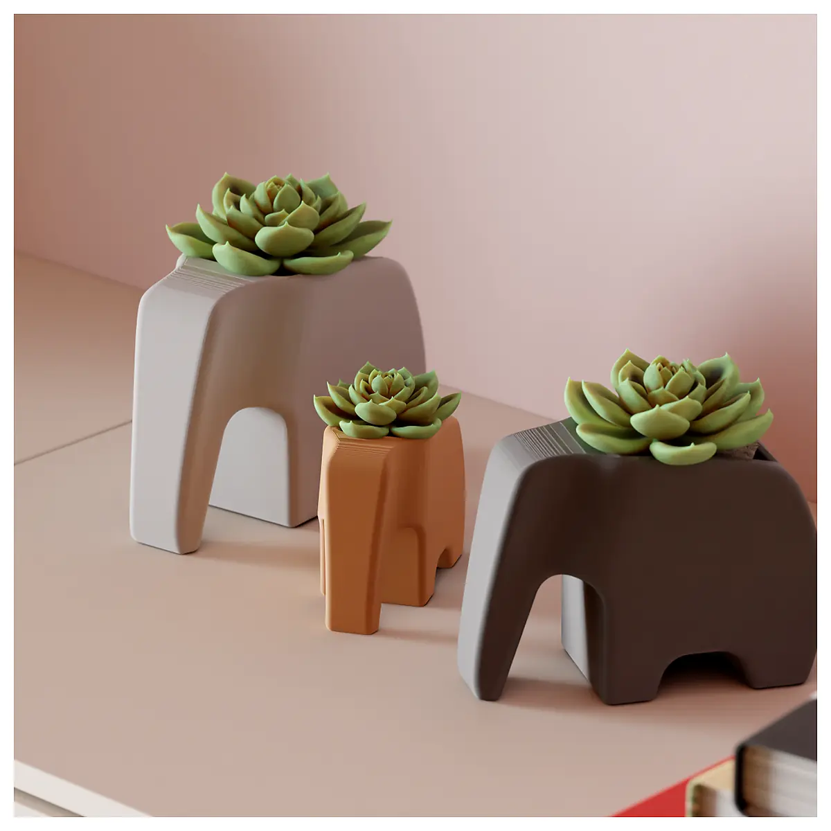 Elephant Pot Succulent Planter Universal Planter Pot Plant Growing Container Gardening
