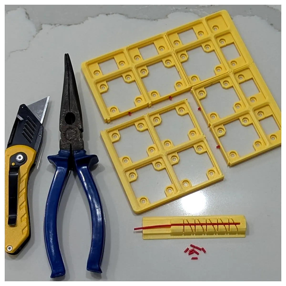 Gridfinity Interlocking Baseplate System Parts Accessories Repair Installation Assembly Modular