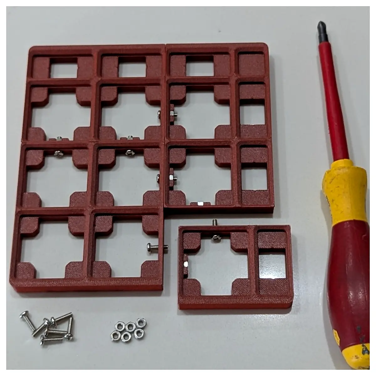Gridfinity Interlocking Baseplate System Parts Accessories Repair Installation Assembly Modular