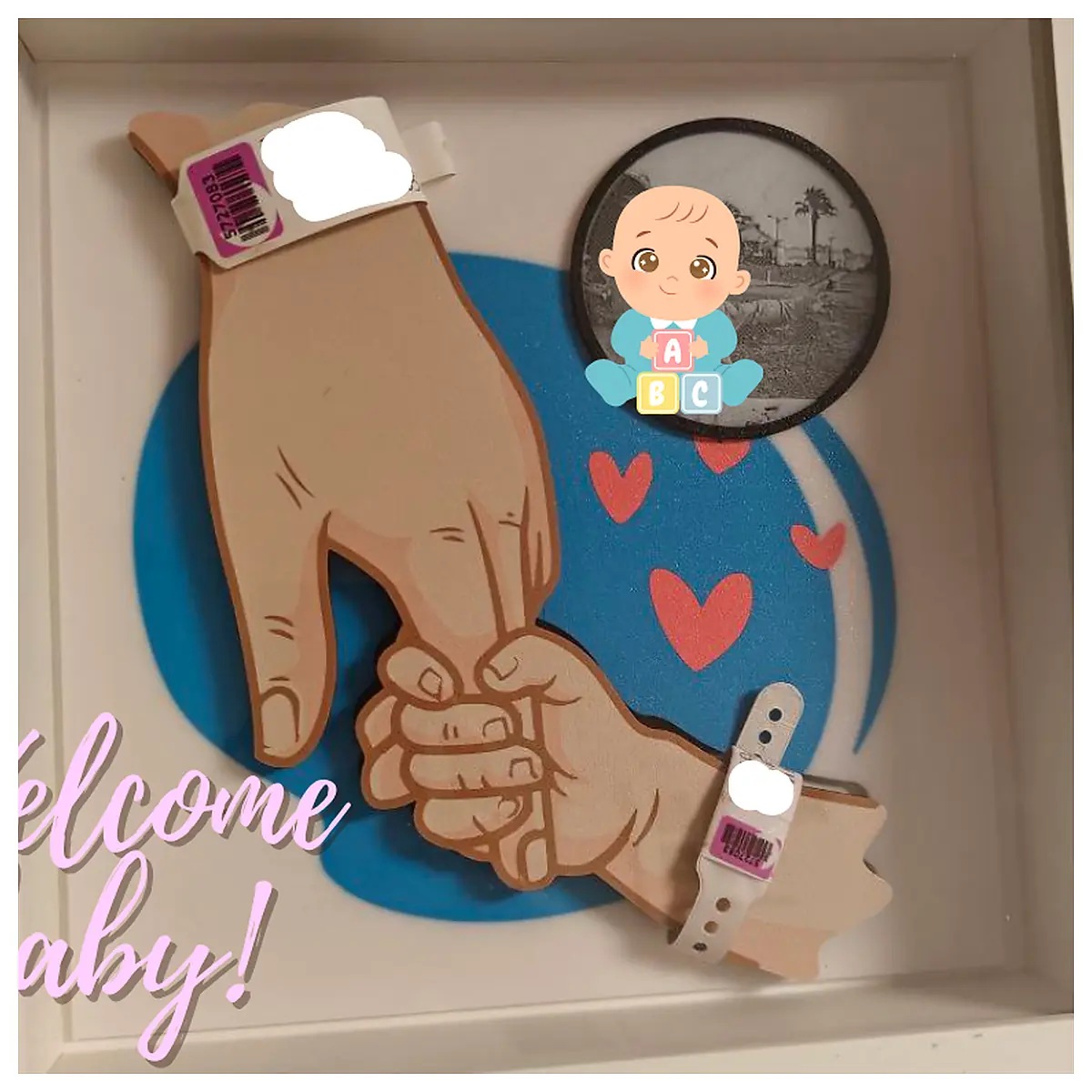 Newborn Memory Frame Keepsake Photo Storage Precious Moments Gift Remembrance Keepsake Newborn Memory Frame Keepsake Photo Storage Precious Moments Gi
