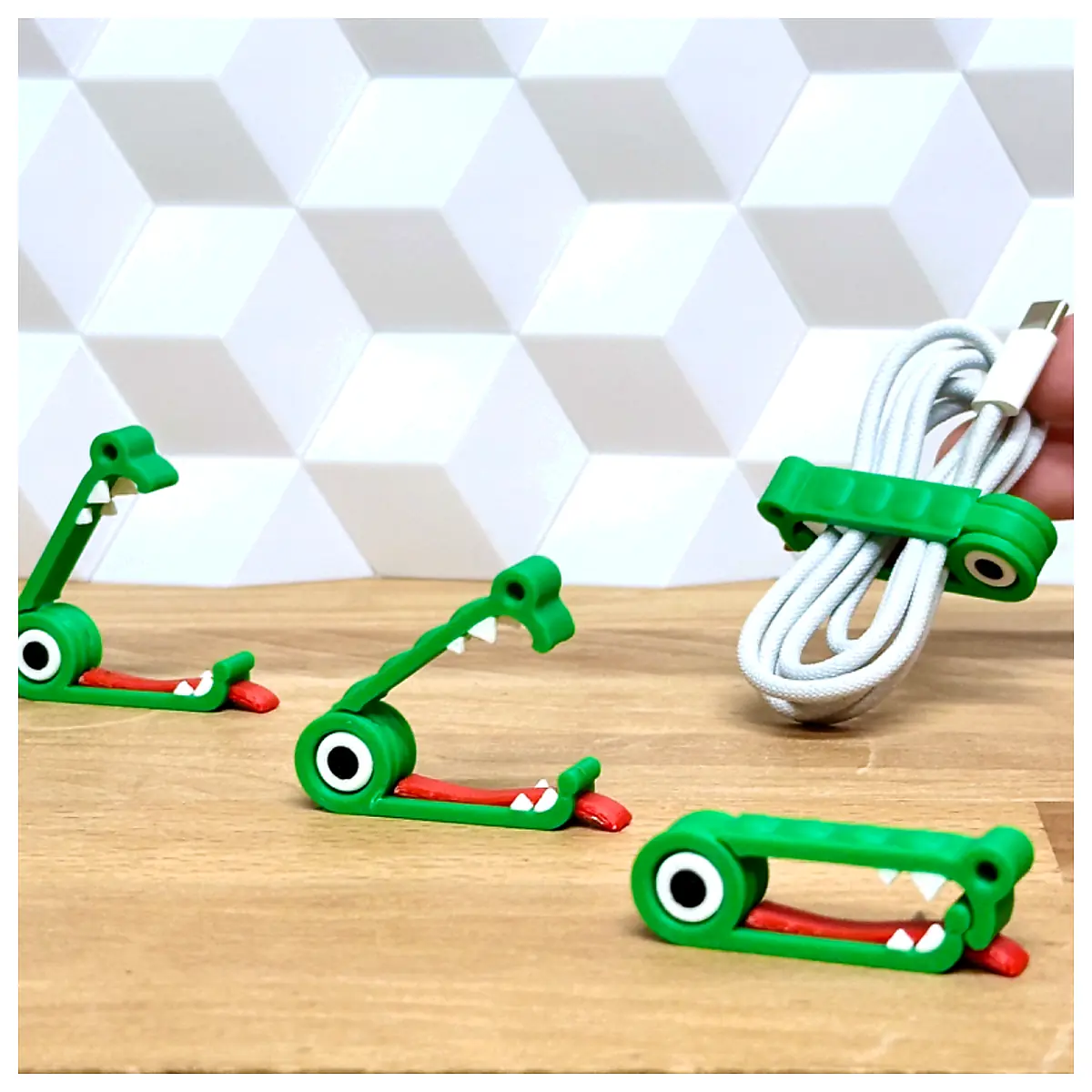 Cable Clips Organizer Quick Cartoon Style Flexible Clips Cable Management Accessories