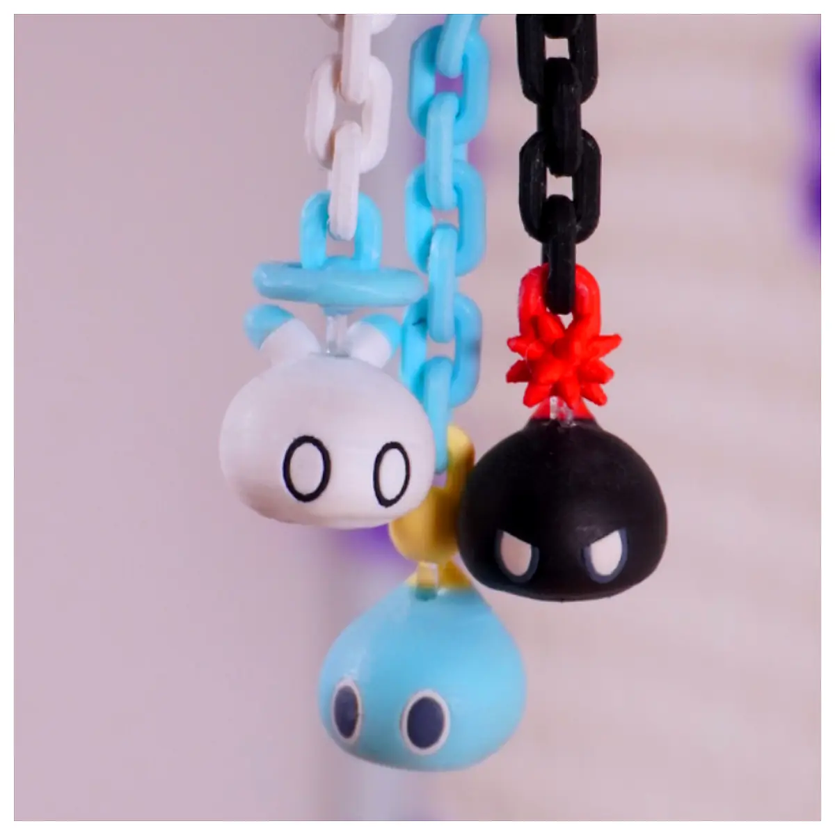 Keychain Charms Accessories Small Cute Car Phone Decoration Gifts Creative Options Variety