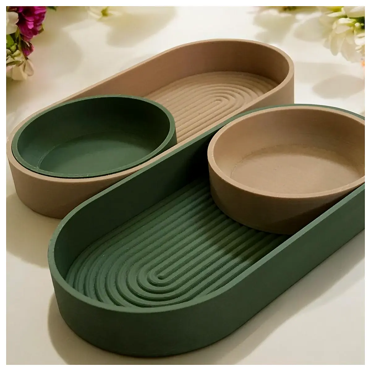 Sliding Zen Tray Meditation Tray Zen Decor Sliding Tray Zen Cushion Relaxation Spiritual Wellness