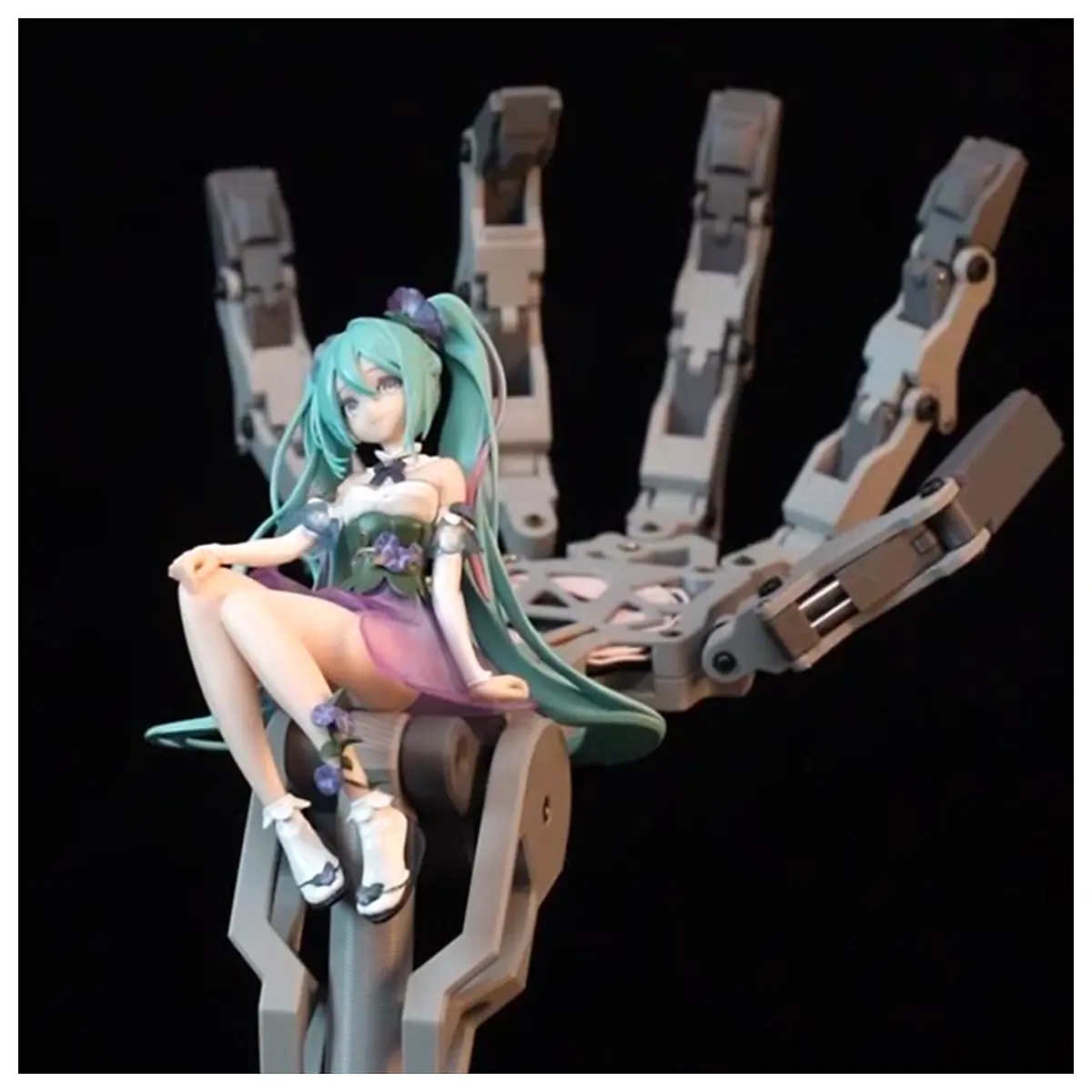 Wireless Charging Articulating Mechanical Hand Flexible Joints Robotic Arm Accessory Charging Device