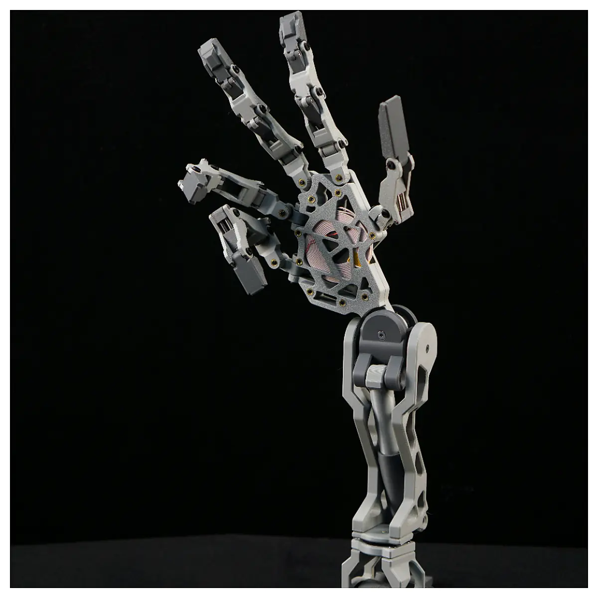 Wireless Charging Articulating Mechanical Hand Flexible Joints Robotic Arm Accessory Charging Device