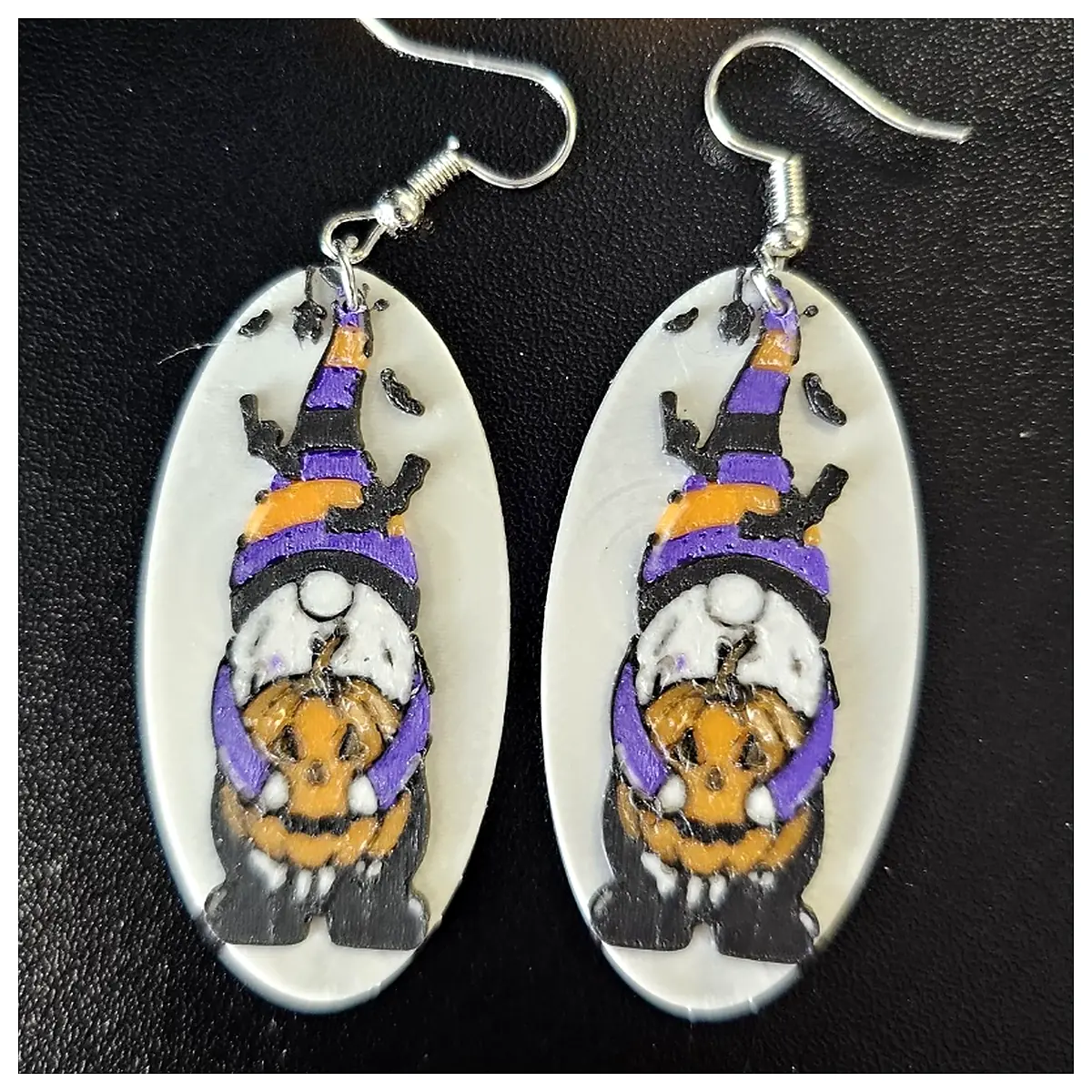 Halloween Gnome Earrings Festive Decor Funny Gift Jewelry Wholesale Personalize
