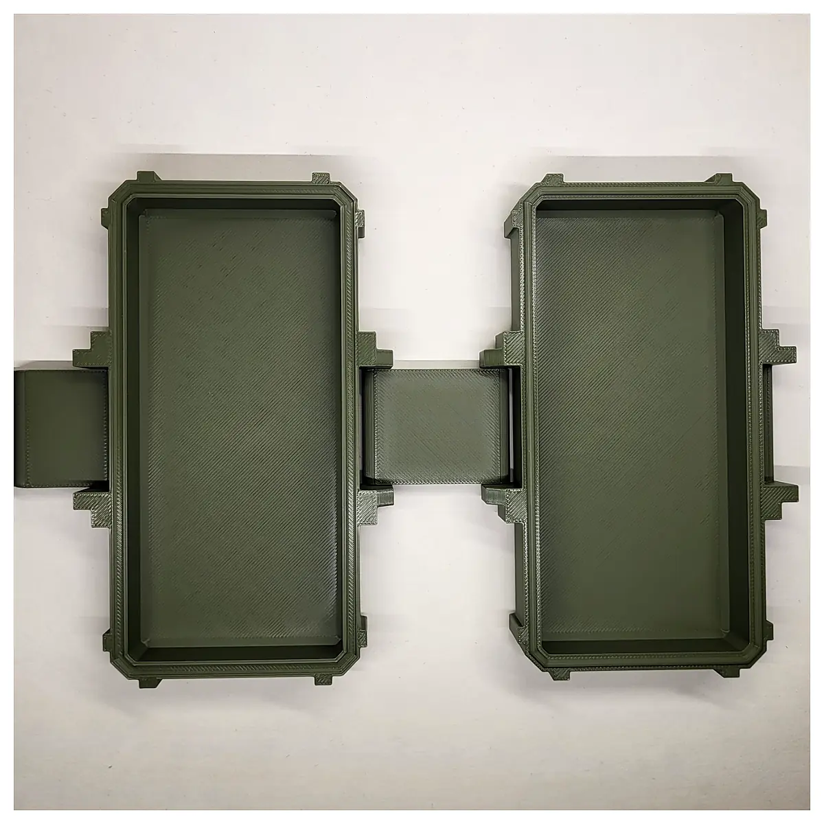 Mil Box Print in Place Container Parts Repair Rugged Universal Storage Durable