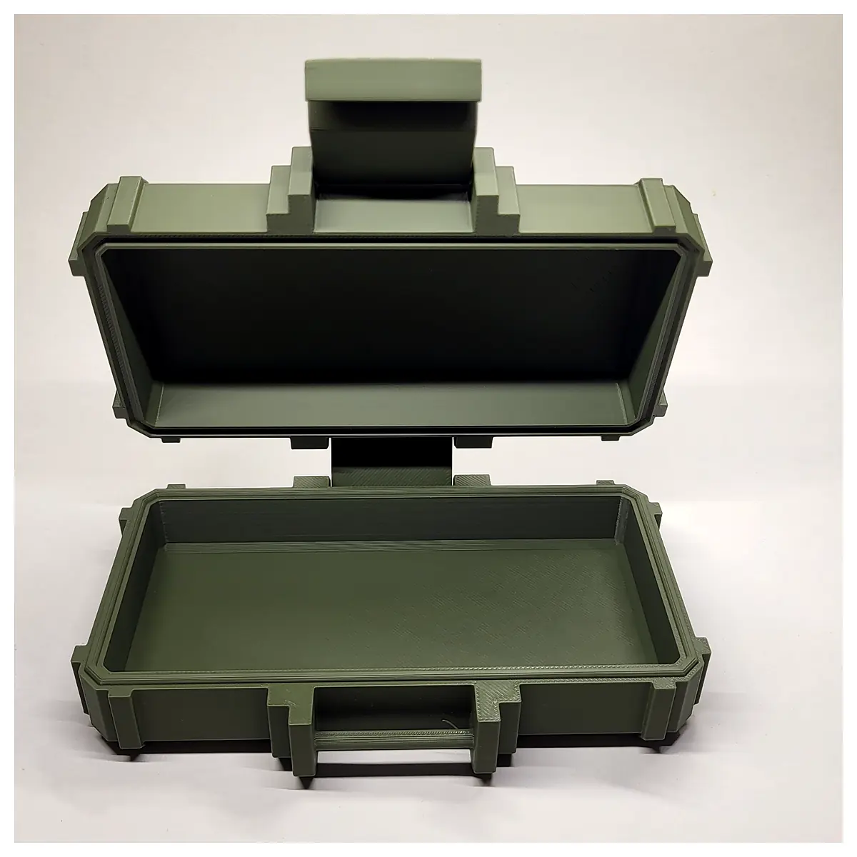 Mil Box Print in Place Container Parts Repair Rugged Universal Storage Durable