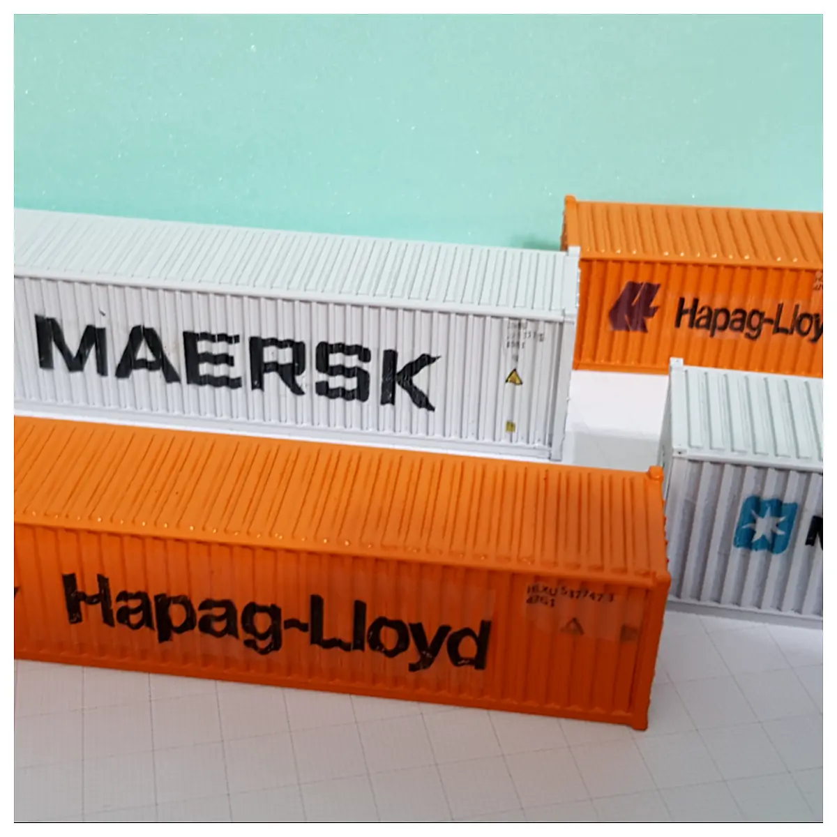20ft 40ft Containers H0 Shipping Transport Cargo Units Logistics Solutions