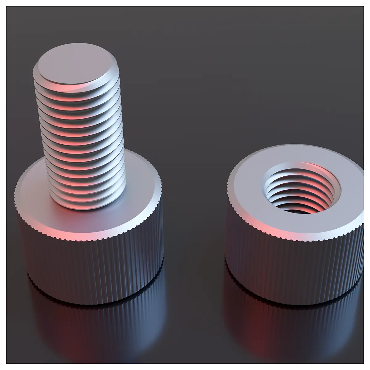 Bolt Nut Fastener Accessories Connection Assembly Mechanical Parts Engineering Applications Tightening Tools