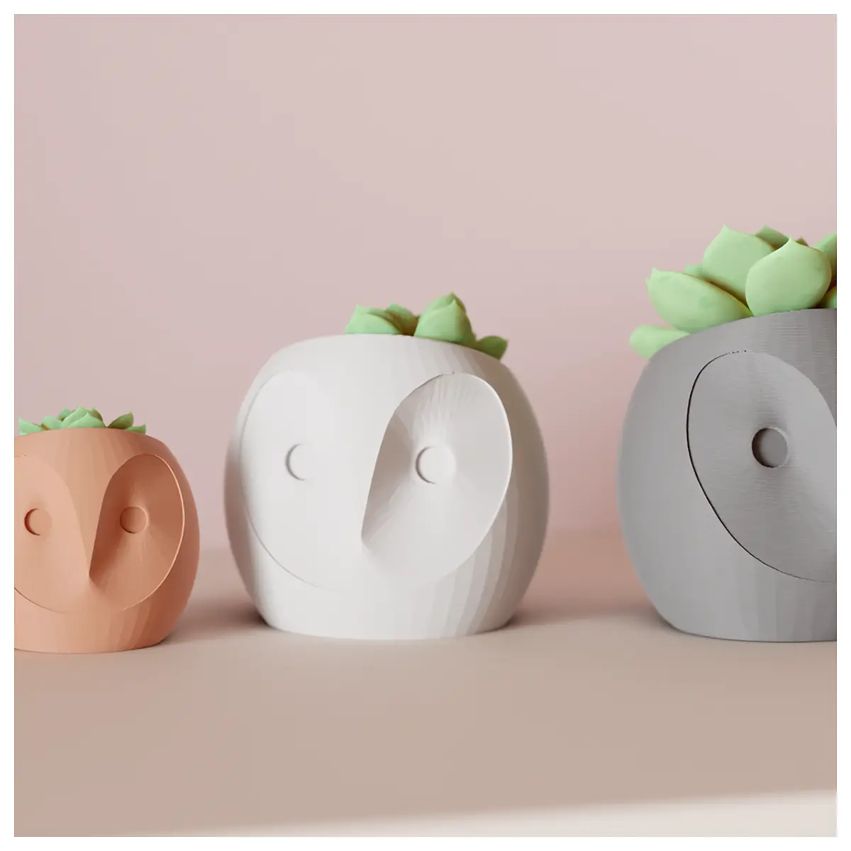 Succulent Planter Cute Owl Pot Decorative Planters Cactus Pots Plant Accessories Home Decor Garden Supplies