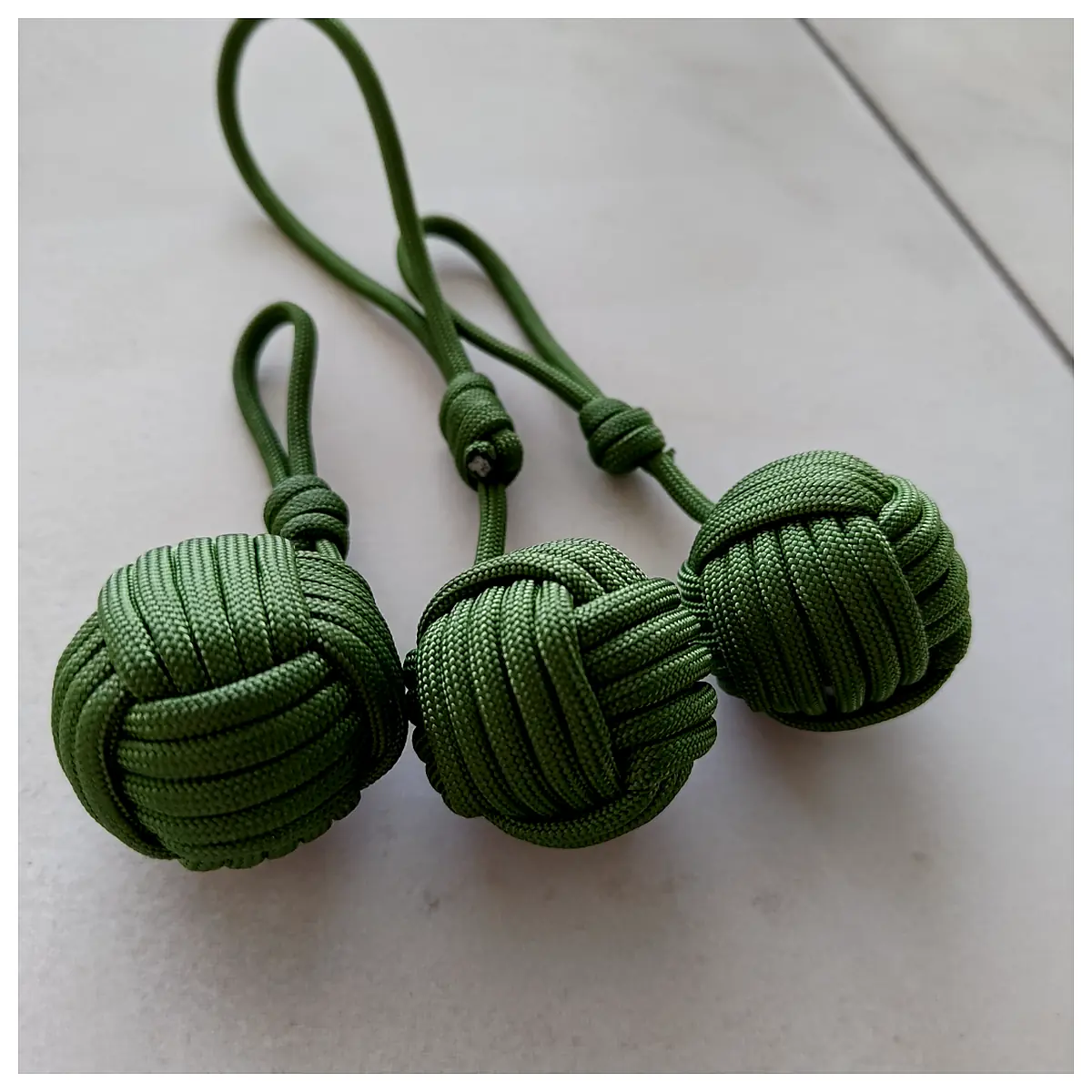 Monkey Fist Keychain DIY Craft Easy Making Supplies Accessories Gift Idea
