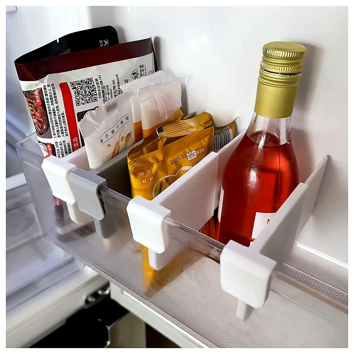 Adjustable Refrigerator Shelf Organizer Universal Rack Storage Kitchen Accessories Parts Repair