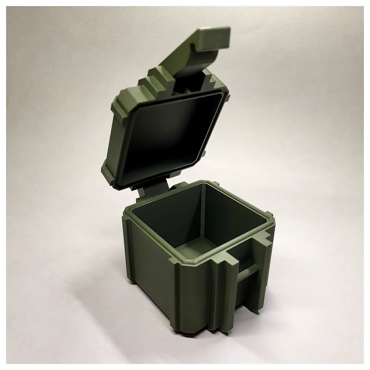 Rugged Portable Container Print in Place Tough Box Durable Storage Mil Box V2 Parts Repair